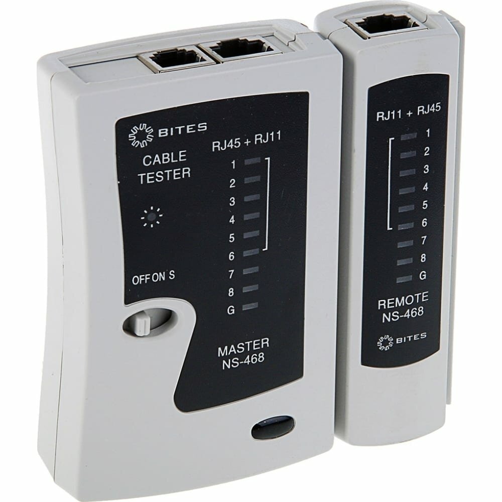 5Bites Сетевой Тестер кабеля для тестирования кабеля UTP/FTP/STP RJ45, TEL RJ11/12 LY-CT005