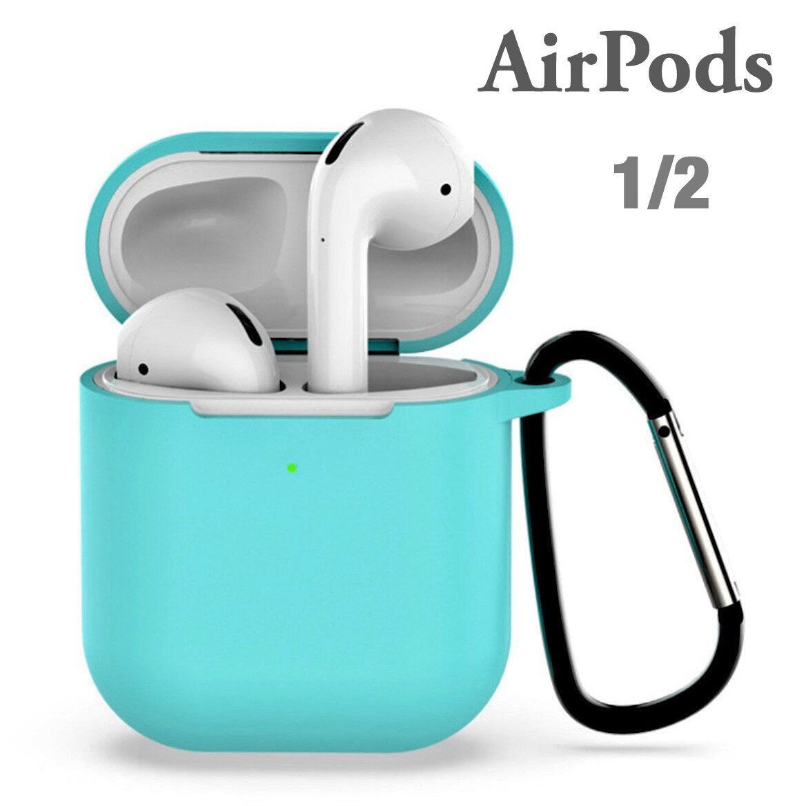 Чехол для наушников Apple Airpods, Силиконовый чехол на Airpods 2/1