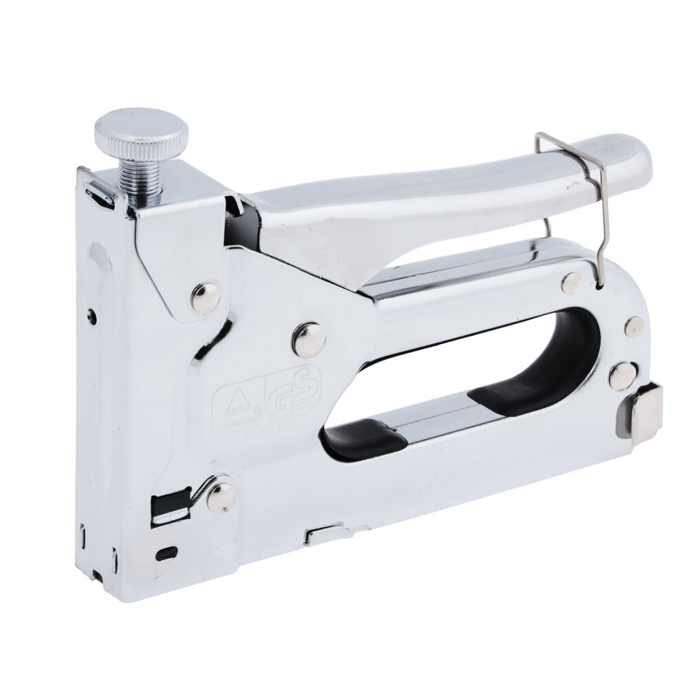 Степлер мебельный регулируемый (4-14мм)х11,3мм ручной со скобами