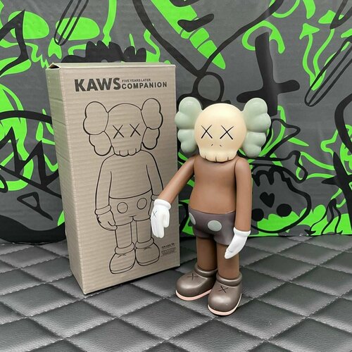 Коллекционная фигурка KAWS коричневая 18см