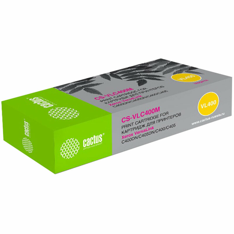 Картридж лазерный Cactus 106R03535(CS-VLC400MRU) пур. д. Xerox C400DN/C405DN, 1665287