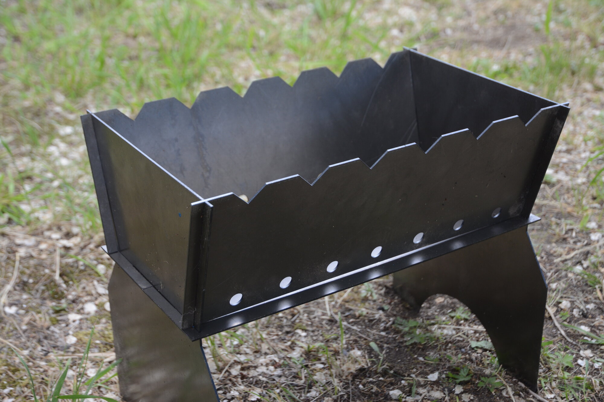 Мангал Сибирский пикник "Турист", сталь 2мм, переносной, разборный — фото 1