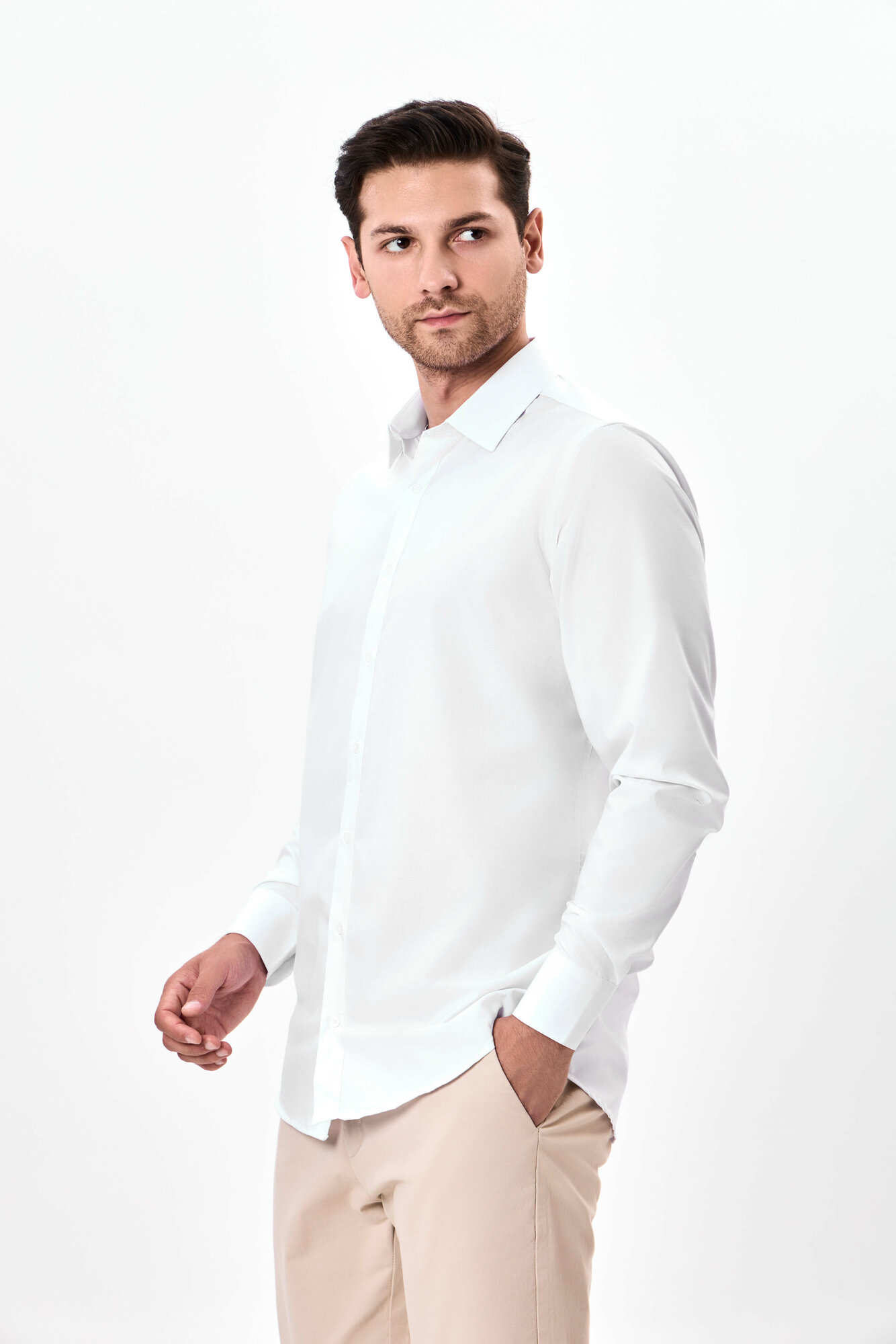 Рубашка TERRA PRO, размер M, white — фото 1