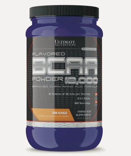 Изображение товара BCAA в порошке Ultimate Nutrition BCAA 12.000 Powder апельсин 457 гр