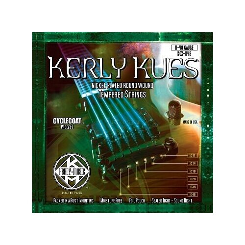 Струны для электрогитары Kerly Kues Strings Kqx-1148 - (11-48)