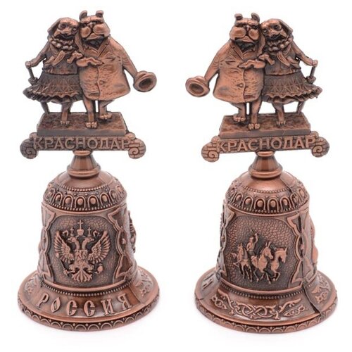 Колокольчик Краснодар Собачки (бронза)