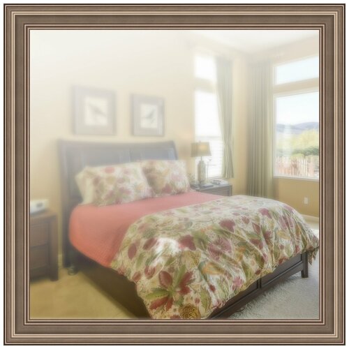 фото Зеркало интерьерное в раме 70 x 70 см, модель p054059 аурита