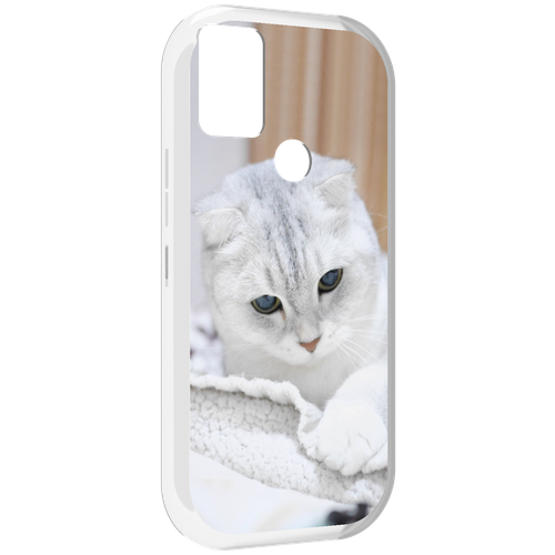 Чехол MyPads кошка чаузи для UMIDIGI A9 задняя-панель-накладка-бампер чехол mypads кошка чаузи для iphone 14 plus 6 7 задняя панель накладка бампер
