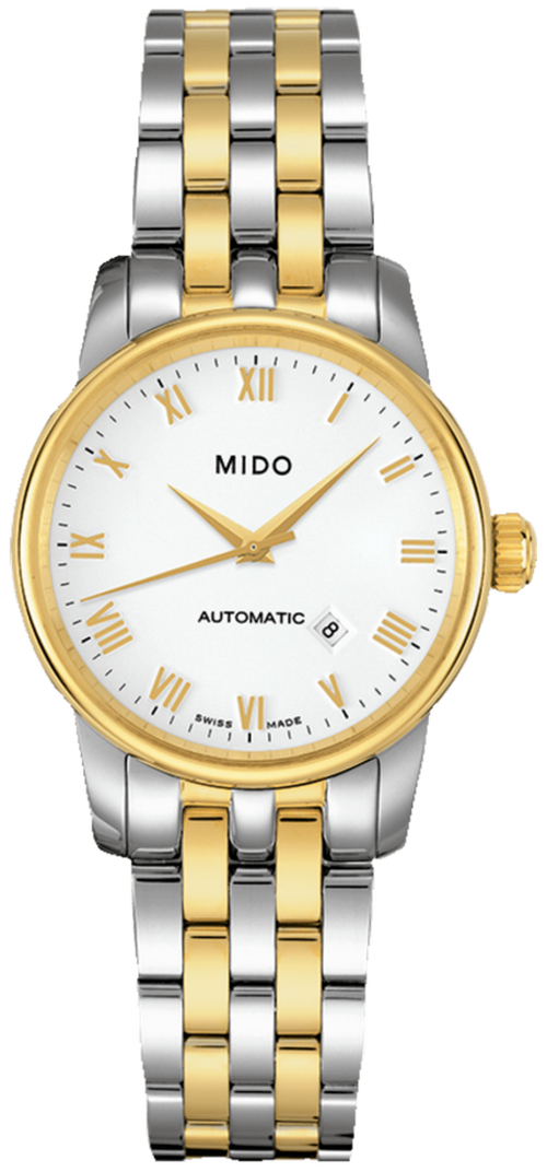 Наручные часы Mido Baroncelli Часы Mido Baroncelli M7600.9.26.1, серебряный, белый