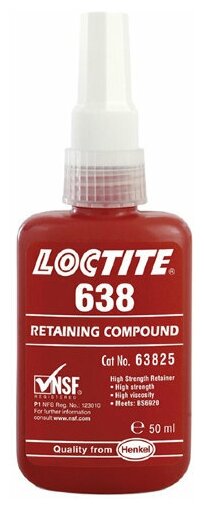 Loctite 638 50мл (вал-втулочный фиксатор быстроотверждаемый)