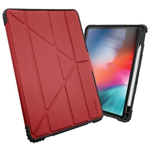 Противоударный защитный чехол BUMPER FOLIO Flip Case для Apple iPad Air 10.5/iPad Pro 10.5, красный