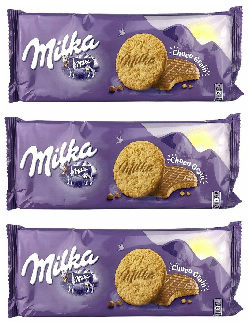 Печенье Milka Choco Grain со злаками и молочным шоколадом 126 гр. (3 шт)