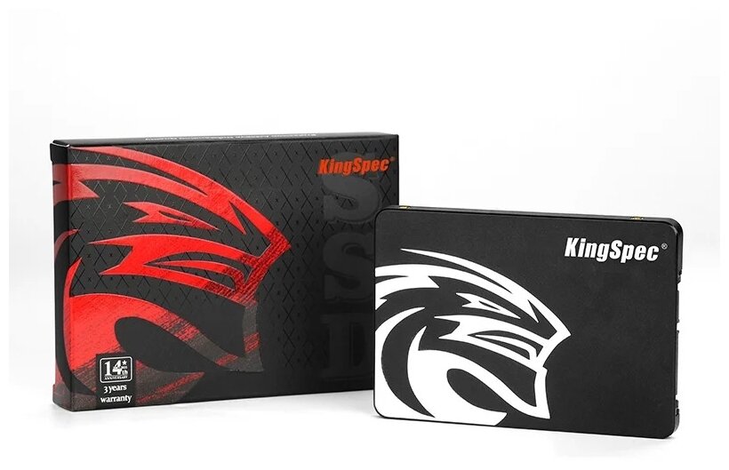 Твердотельный накопитель KingSpec 1 ТБ SATA P3-1Tb