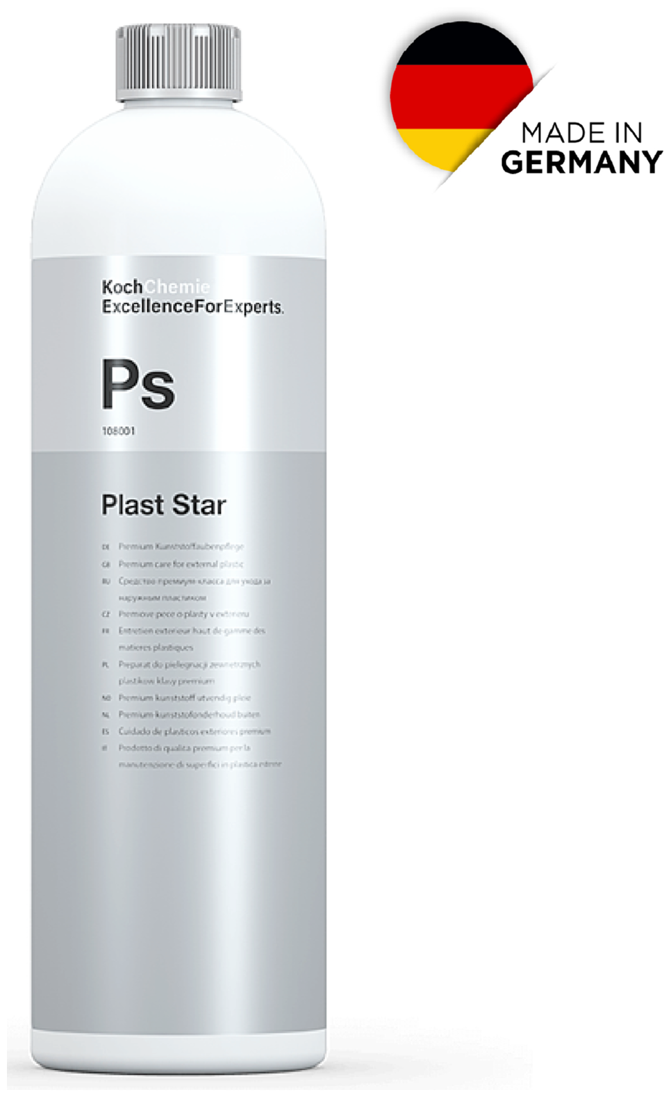 ExcellenceForExperts | Koch Chemie PLAST STAR KUNSTSTOFFTIEFENPFLEGE - Средство премиум-класса для ухода за наружным пластиком и резиной (1л)