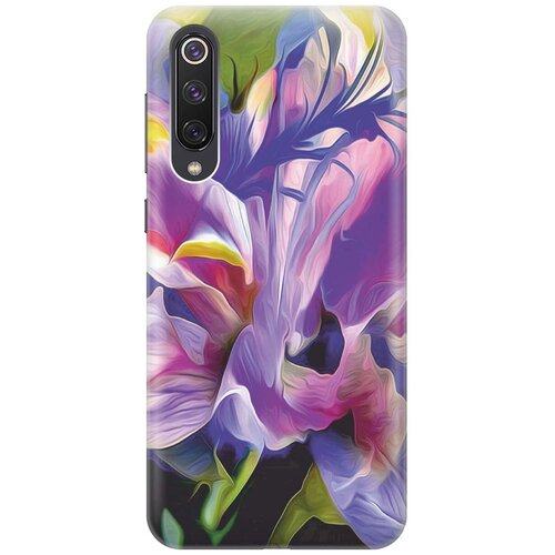 фото Gosso ультратонкий силиконовый чехол-накладка для xiaomi mi 9 se с принтом "цветочная абстракция"