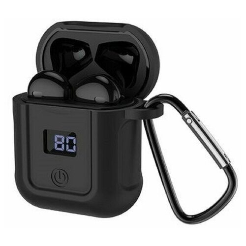 Наушники Hoco S11 беспроводные вкладыши BT 50 35400 мАч микрофон индикатор черные 720900₽