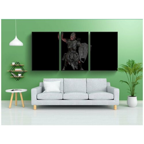 фото Набор модулных постеров для интерьера "lurtz, урук хай, властелин колец" 60x90 см. в тубусе, без рамки lotsprints