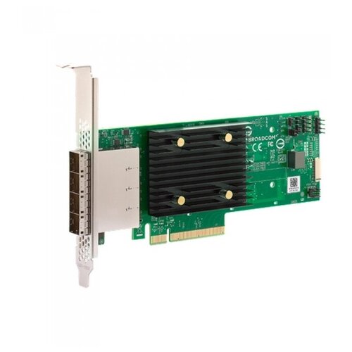 hba адаптер broadcom sas 9400 8i8e sgl 05 50031 02 HBA-адаптер Broadcom SAS 9500-16e SGL (05-50075-00)