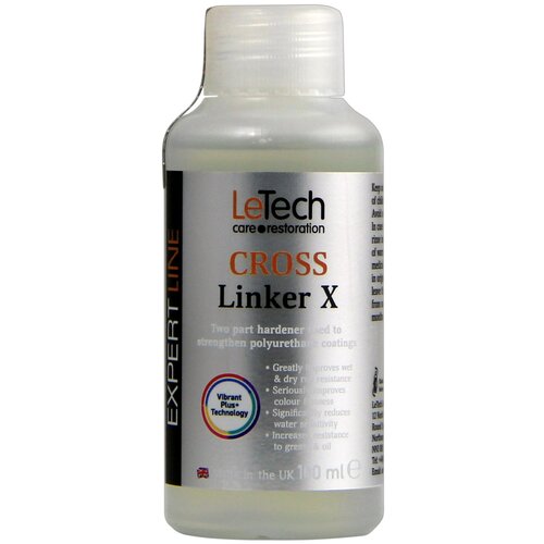 Закрепитель для полиуретановых покрытий, для лаков, для красок, LeTech (Leather Cross Linker X) 100ml