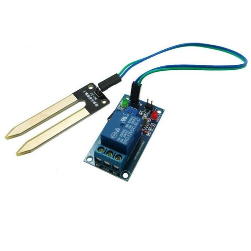 Модуль реле 12В с датчиком влажности почвы 35700₽