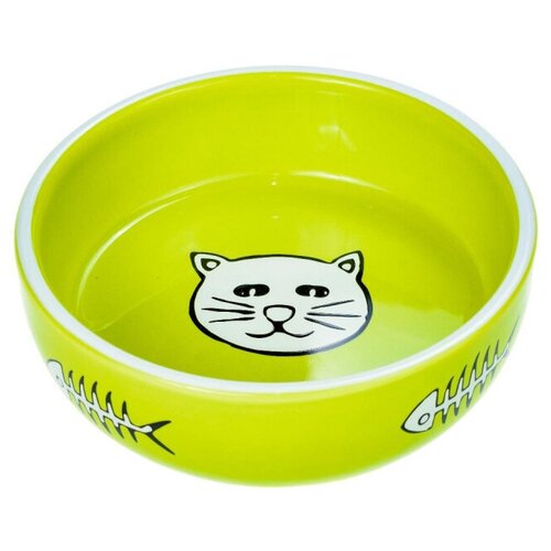Миска для кошек рис. Кошка 13,5см