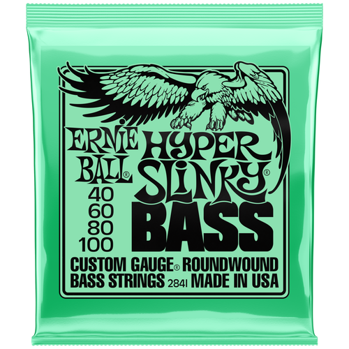 ERNIE BALL 2841 Nickel Wound Slinky Hyper 40-100 Струны для бас-гитары