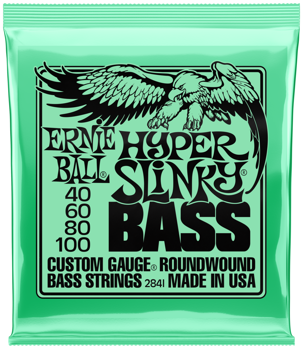 ERNIE BALL 2841 Nickel Wound Slinky Hyper 40-100 Струны для бас-гитары