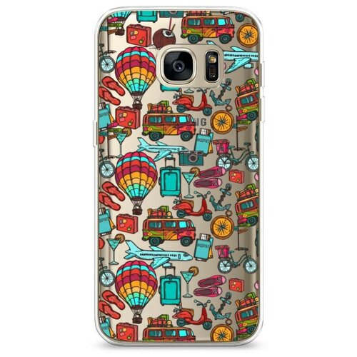 фото Силиконовый чехол "круговорот путешествий 3" на samsung galaxy s7 edge / самсунг галакси с 7 эдж case place