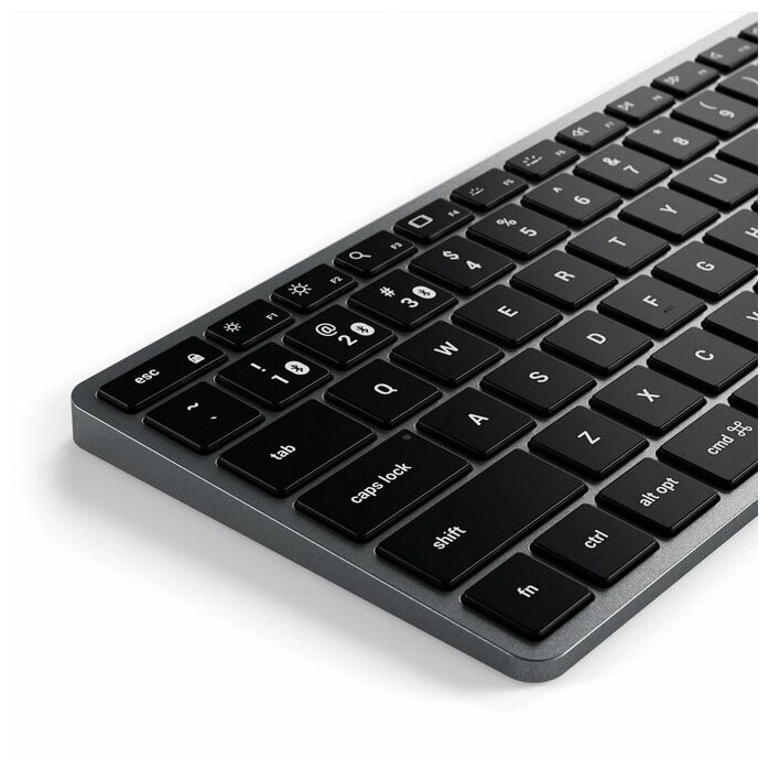 Беспроводная клавиатура Satechi Slim X1 Bluetooth Keyboard-RU Раскладка - Русская Цвет- Серый космос