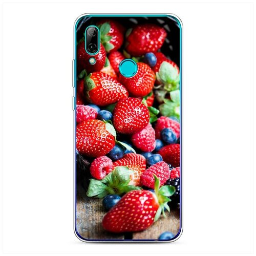 фото Силиконовый чехол "ягодное лукошко" на huawei p smart 2019 / хуавей п смарт 2019 case place