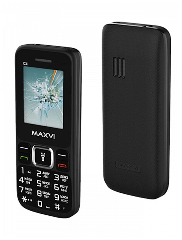 Сотовый телефон Maxvi C3i Black