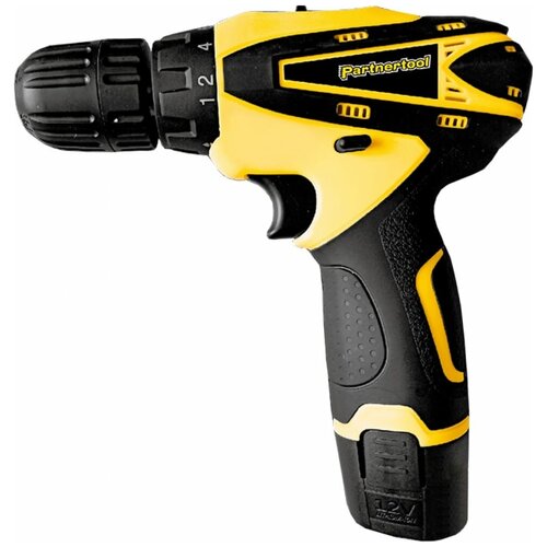 Дрель шуруповерт аккумуляторная Partnertool PCD-12SET2 28 Нм 0-3500-1400 обмин 24 предм кейс 239900₽