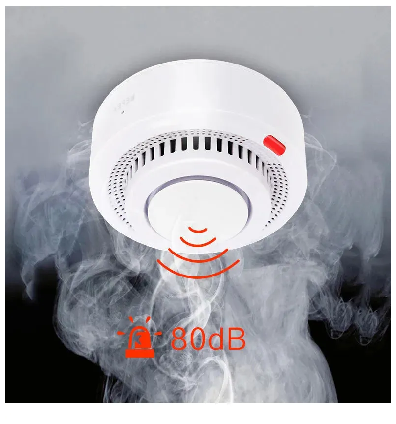 Датчик дыма (пожарная сигнализация) Tuya Smart Wi-Fi- с сиреной и оповещением на смартфон - фотография № 3