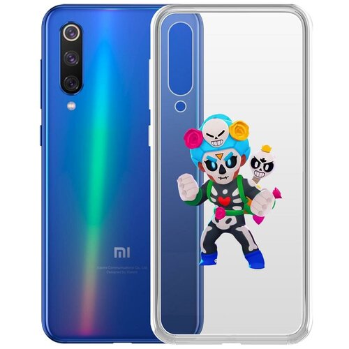фото Чехол-накладка clear case brawl stars-хэллоуинская роза для xiaomi mi 9 se krutoff group