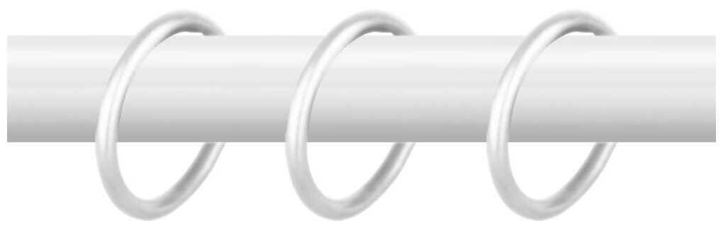 Кольцо для карниза OLEXDECO Кольцо 19 Белый глянец