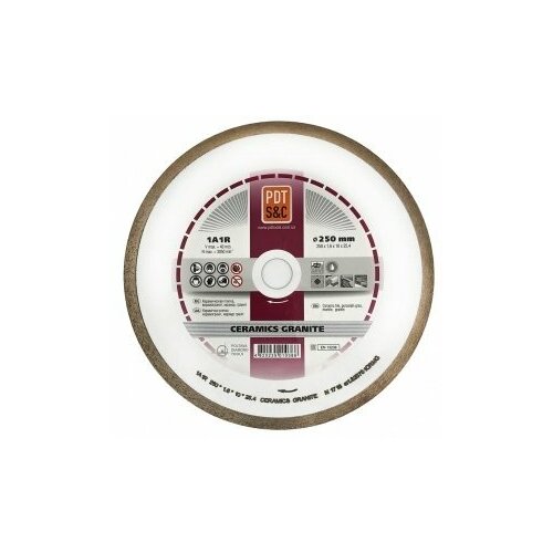 Алмазные диски Полтавский алмазный инструмент Алмазный диск по керамограниту, плитке и мрамору 250 мм Ceramics Granite Полтавский алмазный инструмент