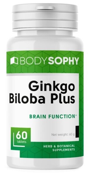 BodySophy Ginkgo Biloba Plus таб.