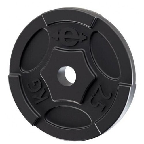 Диск Рекорд / Блины для грифа / Диски металлические/ Диски для штанги чугунные с хватом D51 мм 2.5 кг. 1 шт.