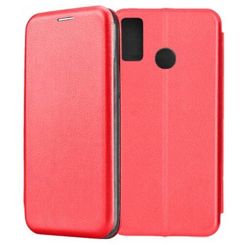 Чехол-книжка Fashion Case для Huawei Honor 9X Lite красный силиконовый чехол с принтом camomiles для honor 9x lite хонор 9х лайт