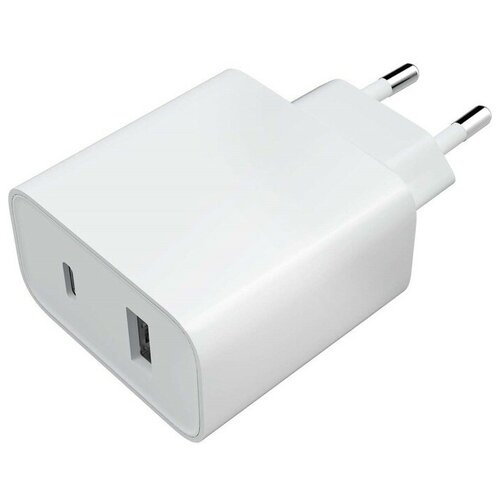 Сетевое зарядное устройство Xiaomi Mi 33W Wall Charger (BHR4996GL), 1xUSB, 1xUSB-C, белое сетевое зарядное устройство devia smart charger suit с кабелем micro usb белый