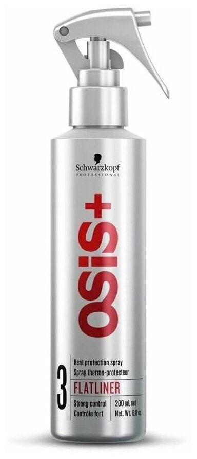 Спрей Schwarzkopf Professional 3 Strong Control. Flatliner , 200 мл