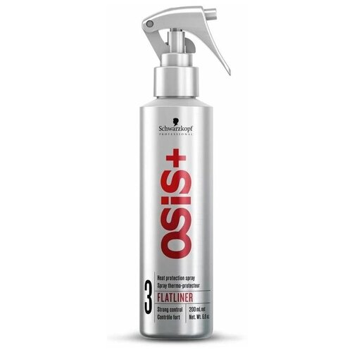 Спрей Schwarzkopf Professional 3 Strong Control. Flatliner , 200 мл schwarzkopf professional osis flatliner спрей термозащита легкой фиксации 200 мл