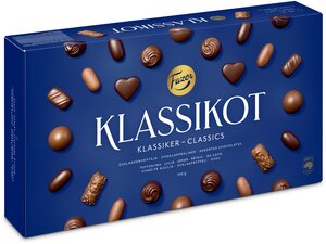 Fazer ассорти Klassikot из молочного и темного шоколада