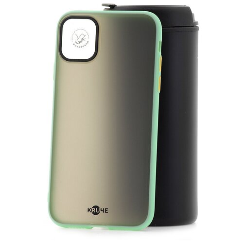 фото Чехол на айфон 11 kruche eye-guard green кruче
