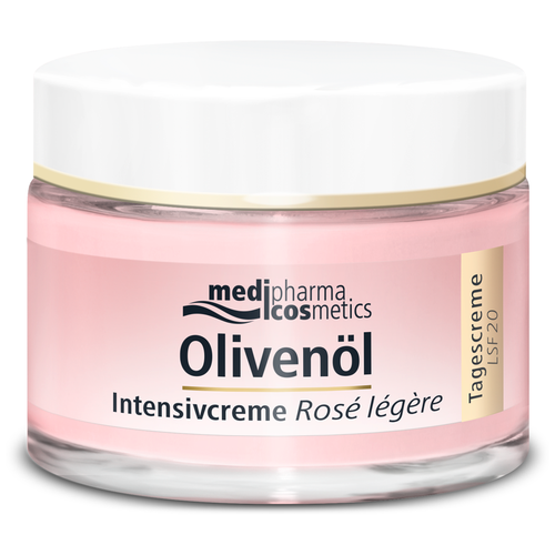 Купить Medipharma cosmetics Olivenöl крем для лица интенсив Роза дневной легкий LSF 20, 50 мл