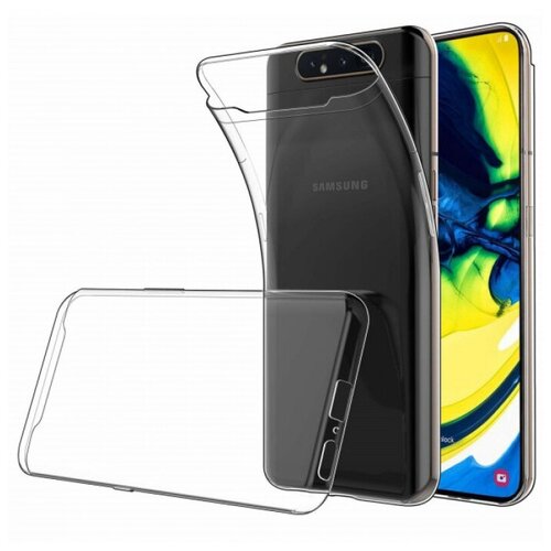 фото Прозрачный силиконовый чехол для samsung galaxy a80 / a90 roscase