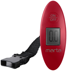 MARTA MT-1645 красный рубин весы безмен электронные