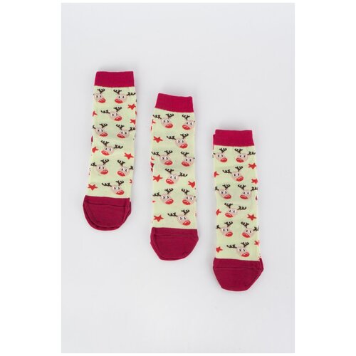 фото Носки женские, 3 шт мой размер ж-076_3 шт желтый 36