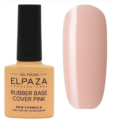 ELPAZA Базовое покрытие Rubber Base Cover Pink, 07, 10 мл