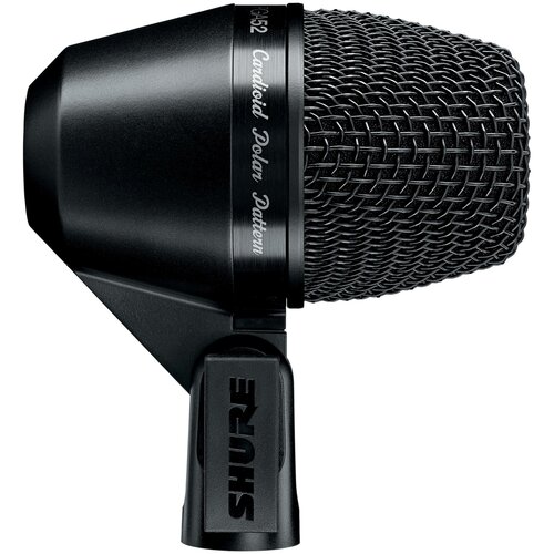 SHURE PGA52-XLR Кардиоидный микрофон для ударных, c кабелем XLR -XLR